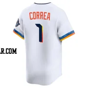 Carlos Correa Youth Houston Astros White Limited 2025 City Connect Jersey