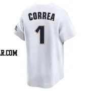 Carlos Correa Youth Houston Astros White Limited Throwback Cooperstown Collection Jersey