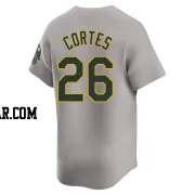 Carlos Cortes Youth Oakland Athletics Gray Limited Away Jersey