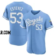 Carlos Estevez Men's Kansas City Royals Light Blue Authentic 2022 Alternate Jersey