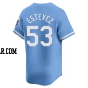 Carlos Estevez Youth Kansas City Royals Light Blue Limited Alternate Jersey