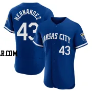 Carlos Hernandez Men's Kansas City Royals Royal Authentic 2022 Alternate Jersey