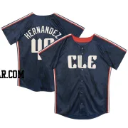 Carlos Hernandez Toddler Cleveland Guardians Navy Limited Preschool & 2024 City Connect Jersey