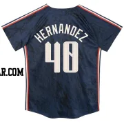 Carlos Hernandez Toddler Cleveland Guardians Navy Limited Preschool & 2024 City Connect Jersey
