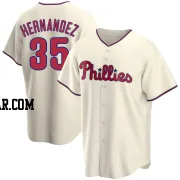 Carlos Hernandez Youth Philadelphia Phillies Cream Replica Alternate Jersey