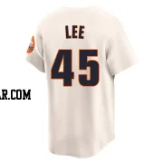Carlos Lee Men's Houston Astros Cream Limited Throwback Cooperstown Collection Jersey