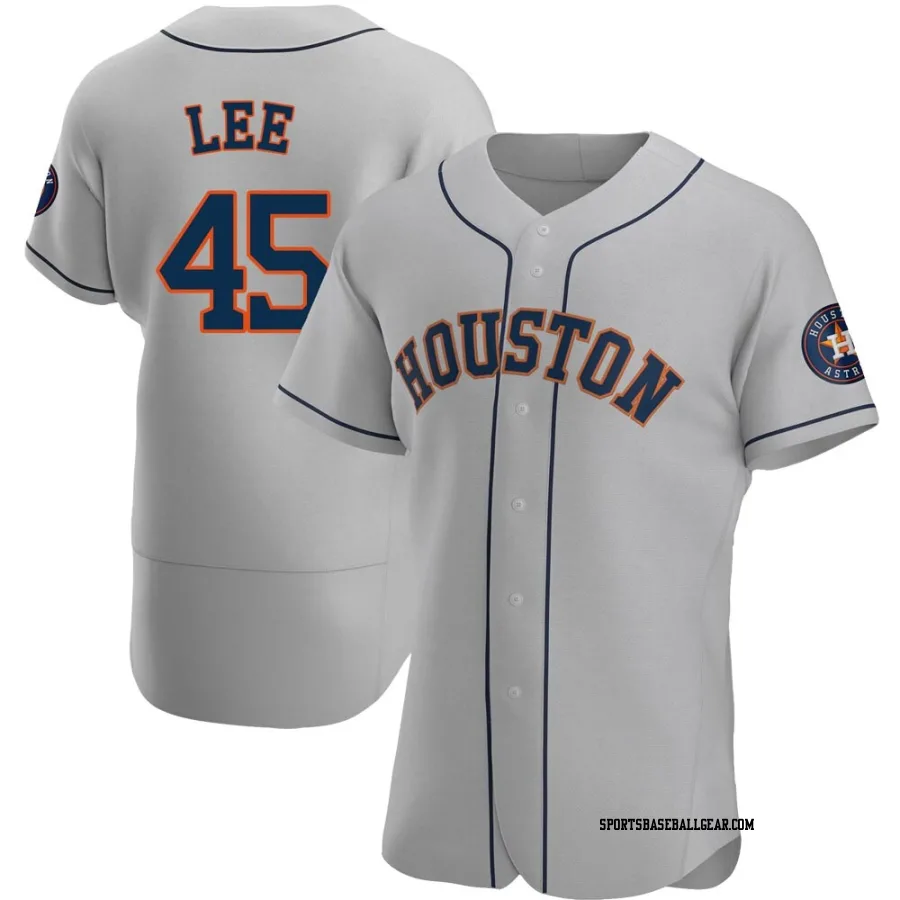 Carlos Lee Men's Houston Astros Gray Authentic Road Jersey