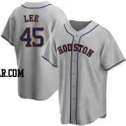 Carlos Lee Men's Houston Astros Gray Replica Road Jersey