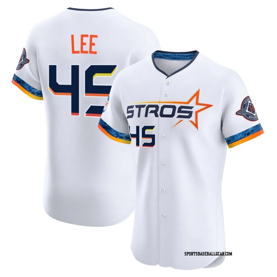 Carlos Lee Men's Houston Astros White Elite 2025 City Connect Jersey