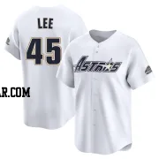 Carlos Lee Men's Houston Astros White Limited Throwback Cooperstown Collection Jersey