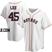 Carlos Lee Men's Houston Astros White Replica Home Jersey