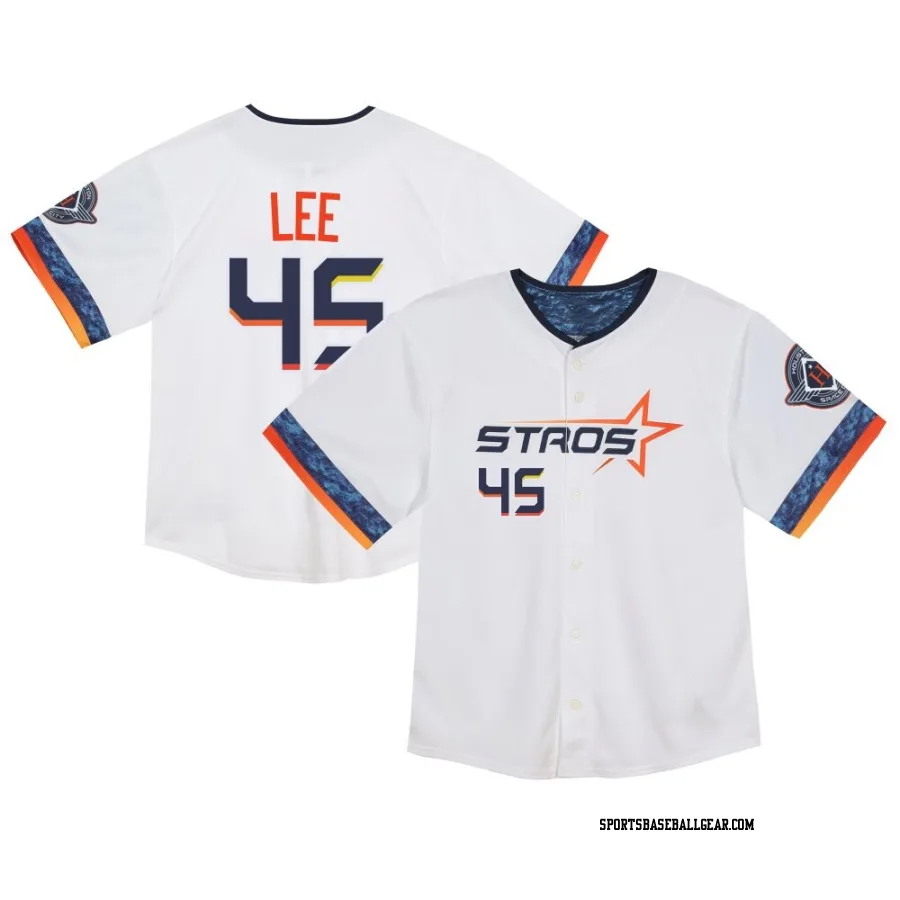 Carlos Lee Toddler Houston Astros White Limited 2025 City Connect Jersey