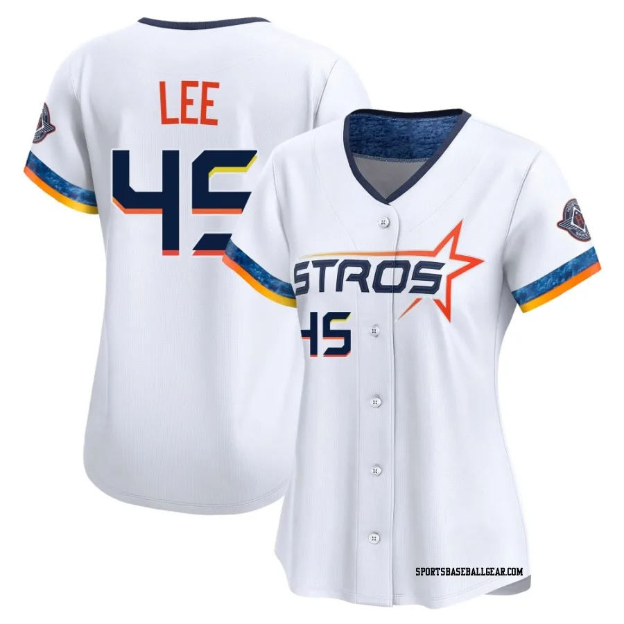 Carlos Lee Women's Houston Astros White Limited 2025 City Connect Jersey