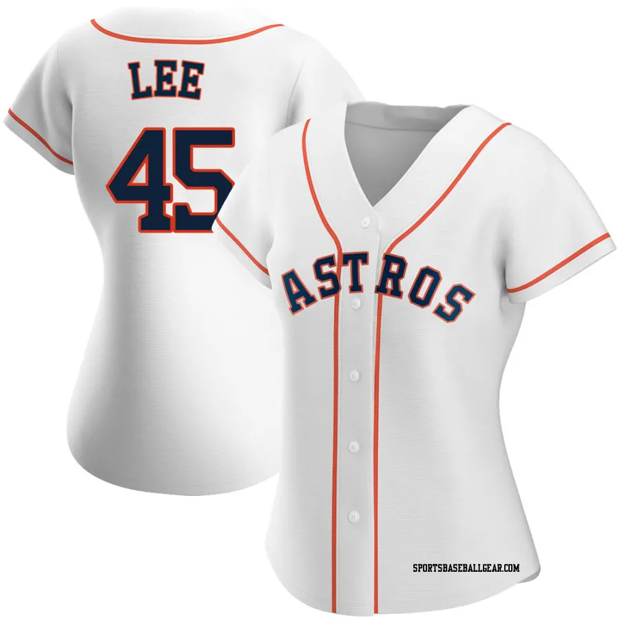 Carlos Lee Women's Houston Astros White Replica Home Jersey
