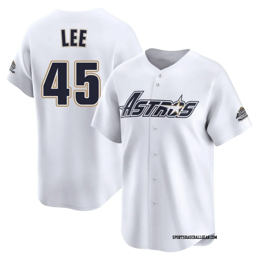 Carlos Lee Youth Houston Astros White Limited Throwback Cooperstown Collection Jersey
