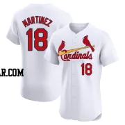 Carlos Martinez Men's St. Louis Cardinals White Elite Home Jersey