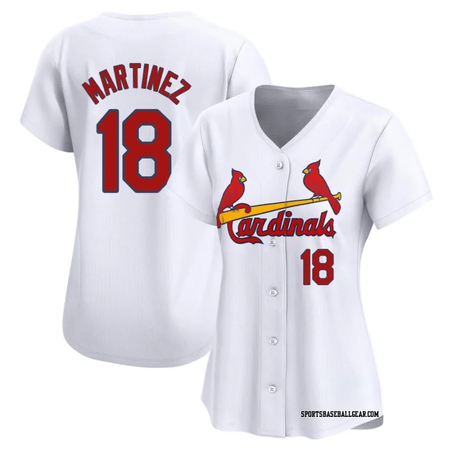 Carlos Martinez Women's St. Louis Cardinals White Limited Home Jersey