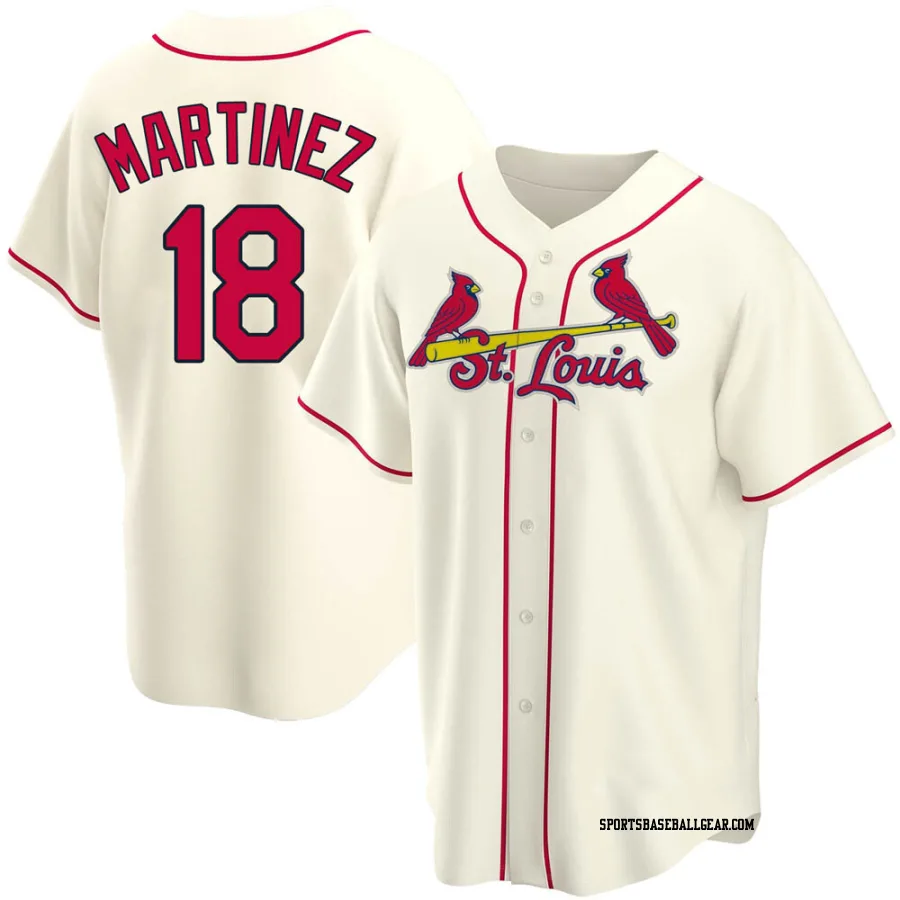 Carlos Martinez Youth St. Louis Cardinals Cream Replica Alternate Jersey