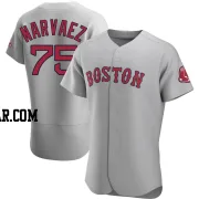 Carlos Narvaez Men's Boston Red Sox Gray Authentic Road Jersey