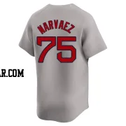 Carlos Narvaez Men's Boston Red Sox Gray Limited Away Jersey