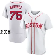 Carlos Narvaez Men's Boston Red Sox White Authentic 2021 Patriots' Day Jersey