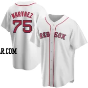 Carlos Narvaez Men's Boston Red Sox White Replica Home Jersey