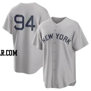 Carlos Narvaez Men's New York Yankees Gray Replica 2021 Field of Dreams Jersey