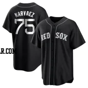 Carlos Narvaez Youth Boston Red Sox Black/White Replica Jersey