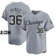 Carlos Perez Men's Chicago White Sox Gray Limited Road Jersey