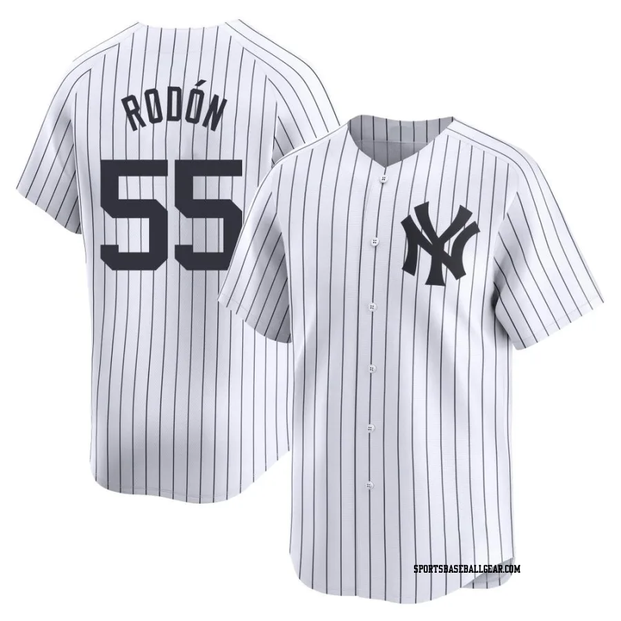 Carlos Rodon Men's New York Yankees White Limited Yankee Home Jersey
