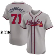 Carlos Rodriguez Men's Atlanta Braves Gray Elite Road Jersey