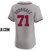 Carlos Rodriguez Men's Atlanta Braves Gray Elite Road Jersey