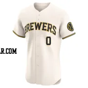 Carlos Rodriguez Men's Milwaukee Brewers Cream Elite Home Jersey