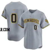 Carlos Rodriguez Men's Milwaukee Brewers Gray Limited Away Jersey