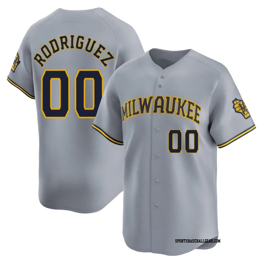 Carlos Rodriguez Men's Milwaukee Brewers Gray Limited Away Jersey