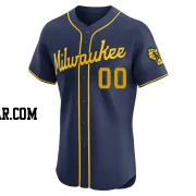 Carlos Rodriguez Men's Milwaukee Brewers Navy Elite Alternate Jersey