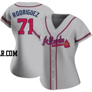 Carlos Rodriguez Women's Atlanta Braves Gray Replica Road Jersey