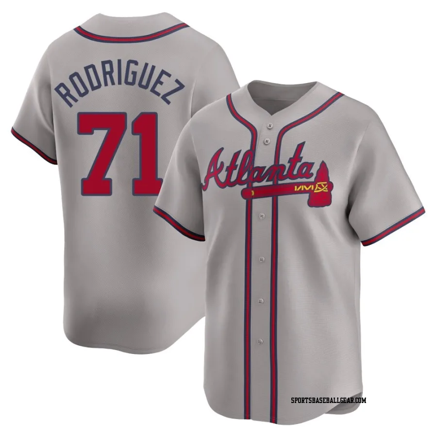 Carlos Rodriguez Youth Atlanta Braves Gray Limited Away Jersey