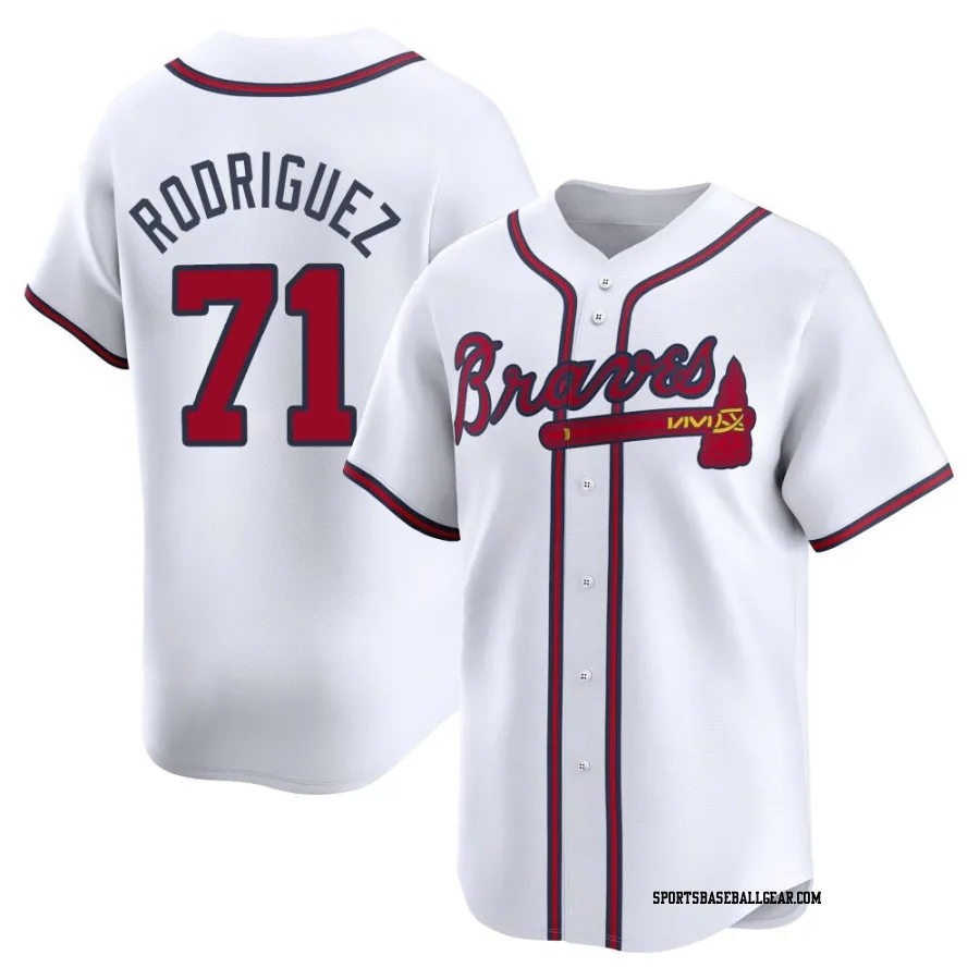 Carlos Rodriguez Youth Atlanta Braves White Limited Home Jersey
