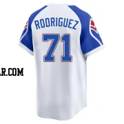 Carlos Rodriguez Youth Atlanta Braves White Limited Throwback Cooperstown Collection Jersey