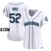 Carlos Ruiz Women's Seattle Mariners White Limited Home Jersey
