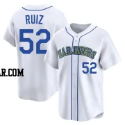 Carlos Ruiz Youth Seattle Mariners White Limited Throwback Cooperstown Collection Jersey