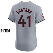 Carlos Santana Men's Cleveland Guardians Gray Elite Road Jersey