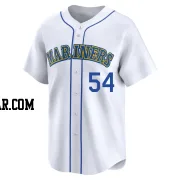Carlos Vargas Youth Seattle Mariners White Limited Throwback Cooperstown Collection Jersey