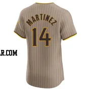 Carmelo Martinez Men's San Diego Padres Brown Elite Alternate Jersey
