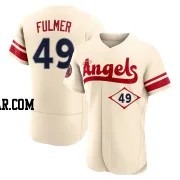 Carson Fulmer Men's Los Angeles Angels Cream Authentic 2022 City Connect Jersey