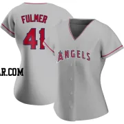 Carson Fulmer Women's Los Angeles Angels Authentic Silver Road Jersey