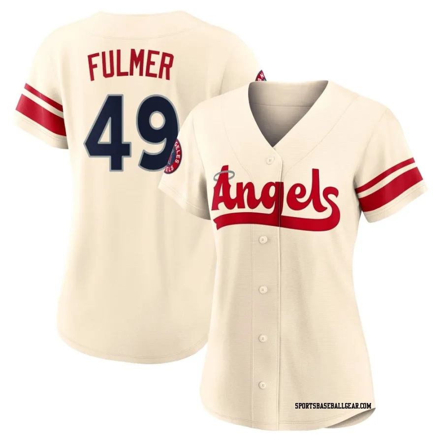 Carson Fulmer Women's Los Angeles Angels Cream Authentic 2022 City Connect Jersey