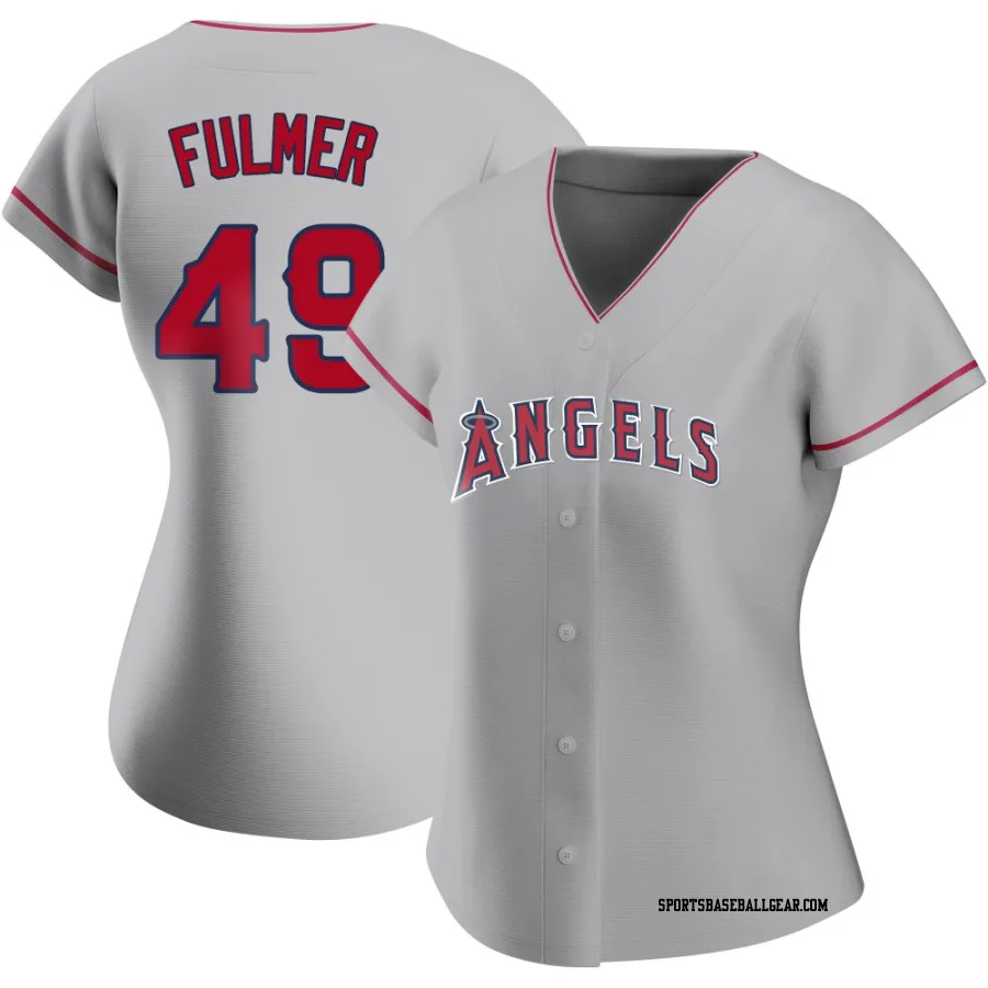 Carson Fulmer Women's Los Angeles Angels Replica Silver Road Jersey
