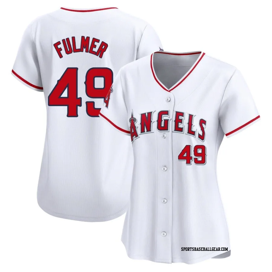 Carson Fulmer Women's Los Angeles Angels White Limited Home Jersey